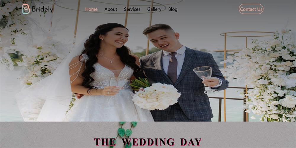 Bridely – Wedding Planning, Bride, Groom & Marriage Event HTML Template