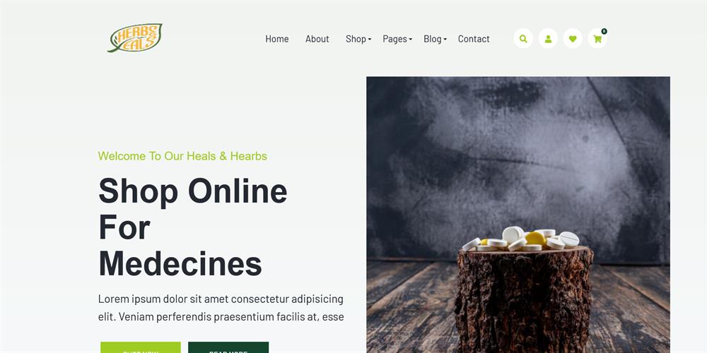 Herbs & Heals – Ayurvedic Wellness, Herbal Remedies & Organic Health Store HTML Template