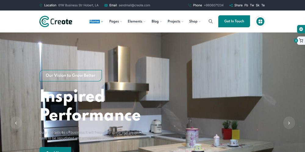 Creote – Multipurpose HTML5 Template for Business & Portfolio