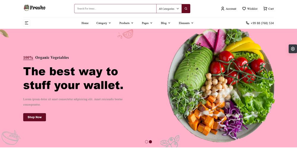 Fresho – Fresh Vegetables, Organic Produce & Farm Market HTML Template